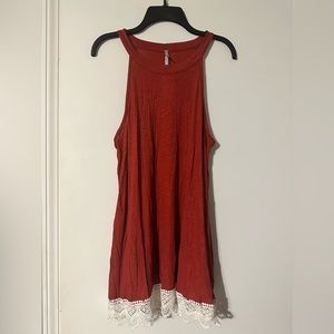 Vanity high neck tank top XL